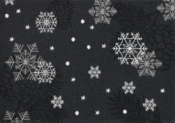 Tischset GLITZY SNOWFLAKE