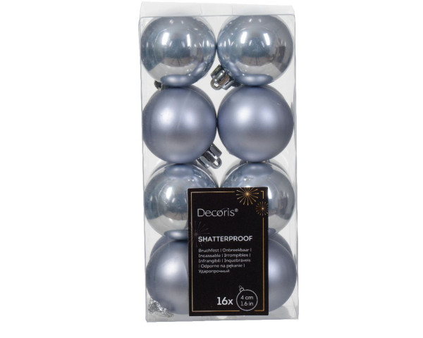 Weihnachtskugel-Set LUXE blau