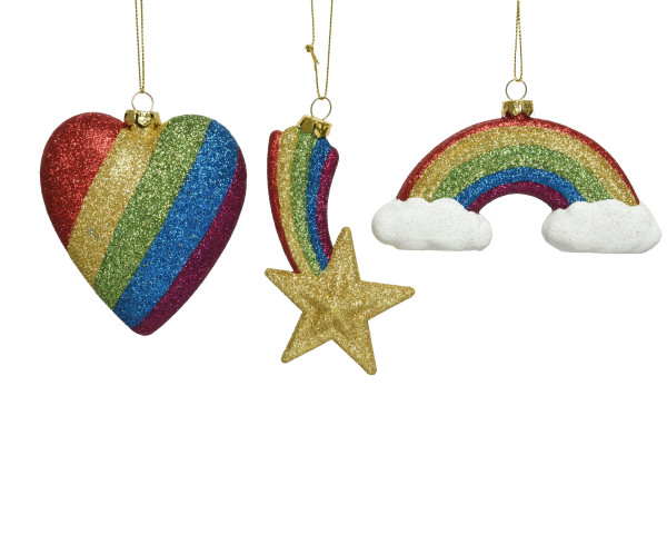 Christbaumschmuck Hänger RAINBOW