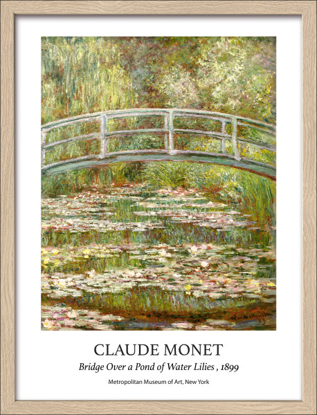 Gerahmtes Bild MONET BRIDGE