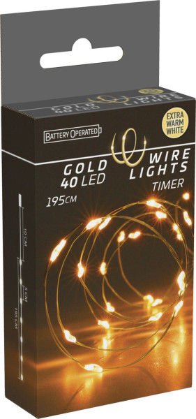 Lichterkette DRAHT 40 LED