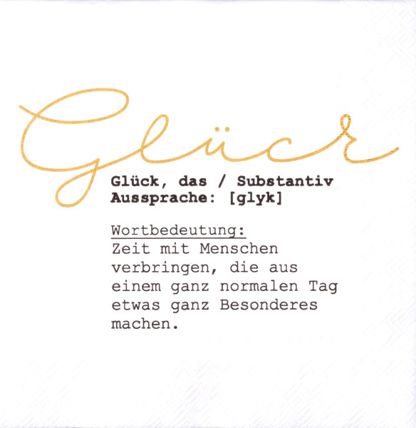 Servietten GLÜCK