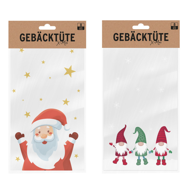 Gebäcktüten-Set SANTA