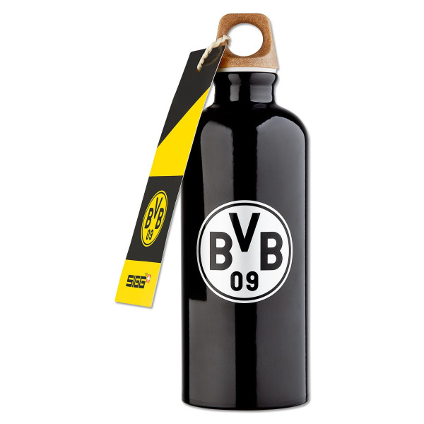 Trinkflasche BVB schwarz