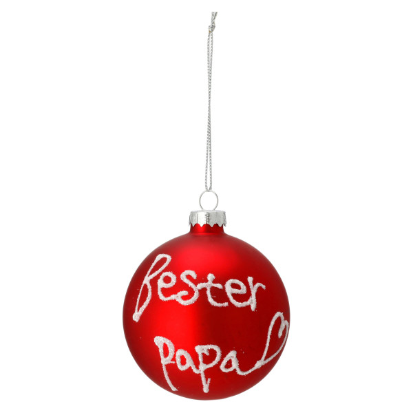 Weihnachtskugel BESTER PAPA