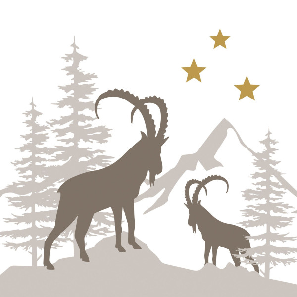 Servietten WINTER Capricorns