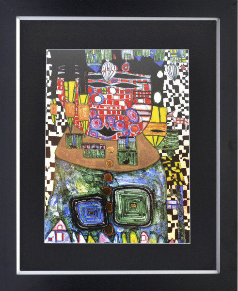 Kunstdruck HUNDERTWASSER