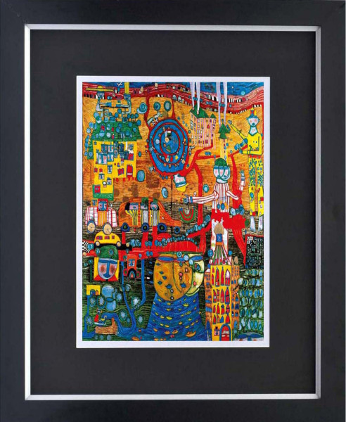 Kunstdruck HUNDERTWASSER