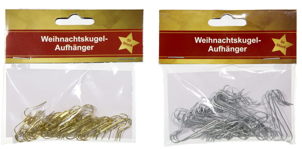 Weihnachtskugelaufhänger-Set