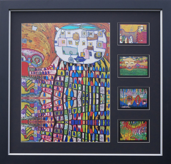 Kunstdruck HUNDERTWASSER