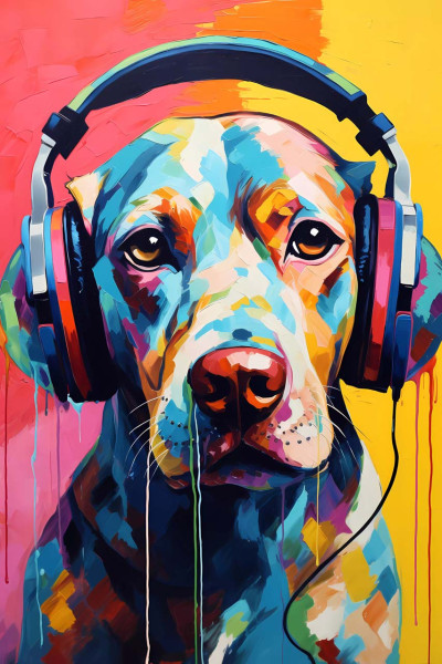 Kunstdruck DOGGY SOUND